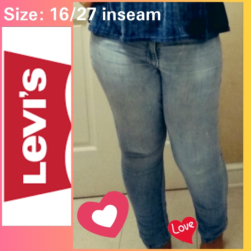 LEVIS Skinny Jeans | Size 16/27 in inseam | $8
